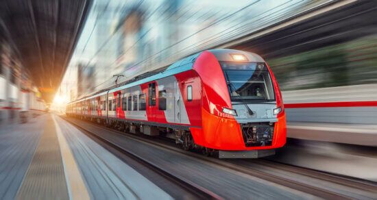 Emerging markets may speed by advisors, a bullet train speeds through a station at a very high pace