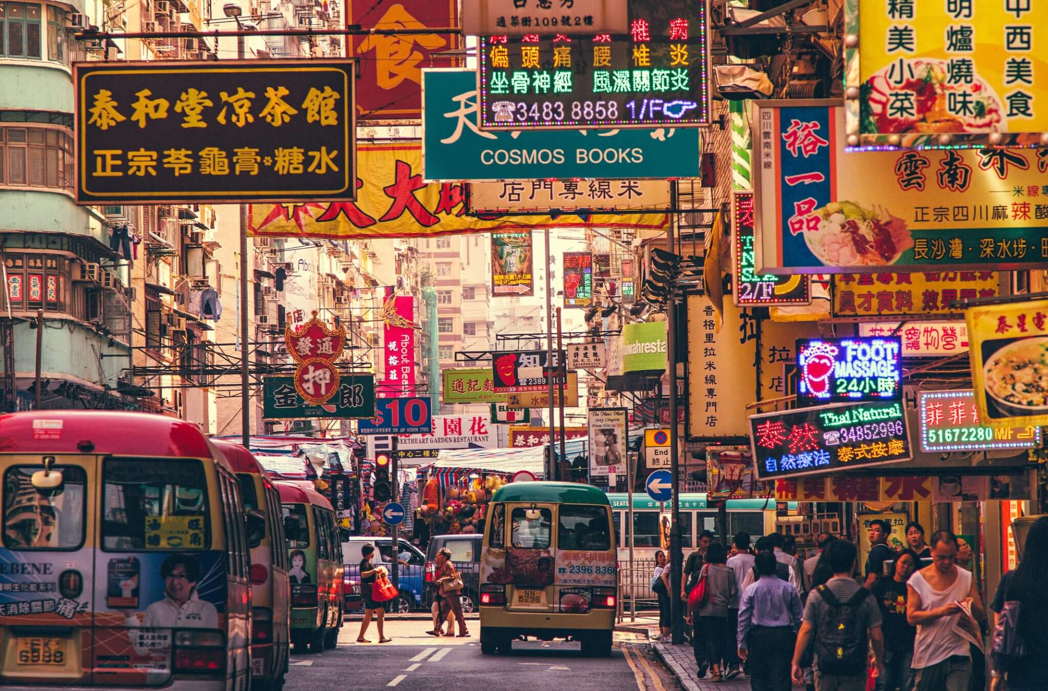 Hong Kong Street Scene, Mongkok District