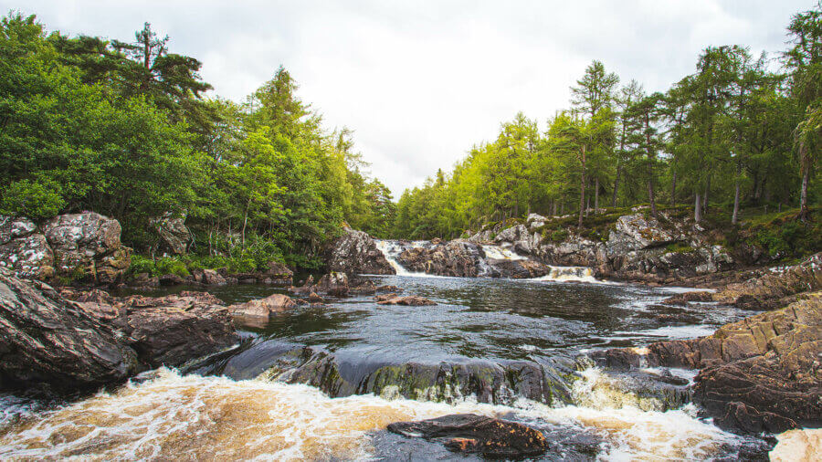 Solving the income problem: water rushes down a stream