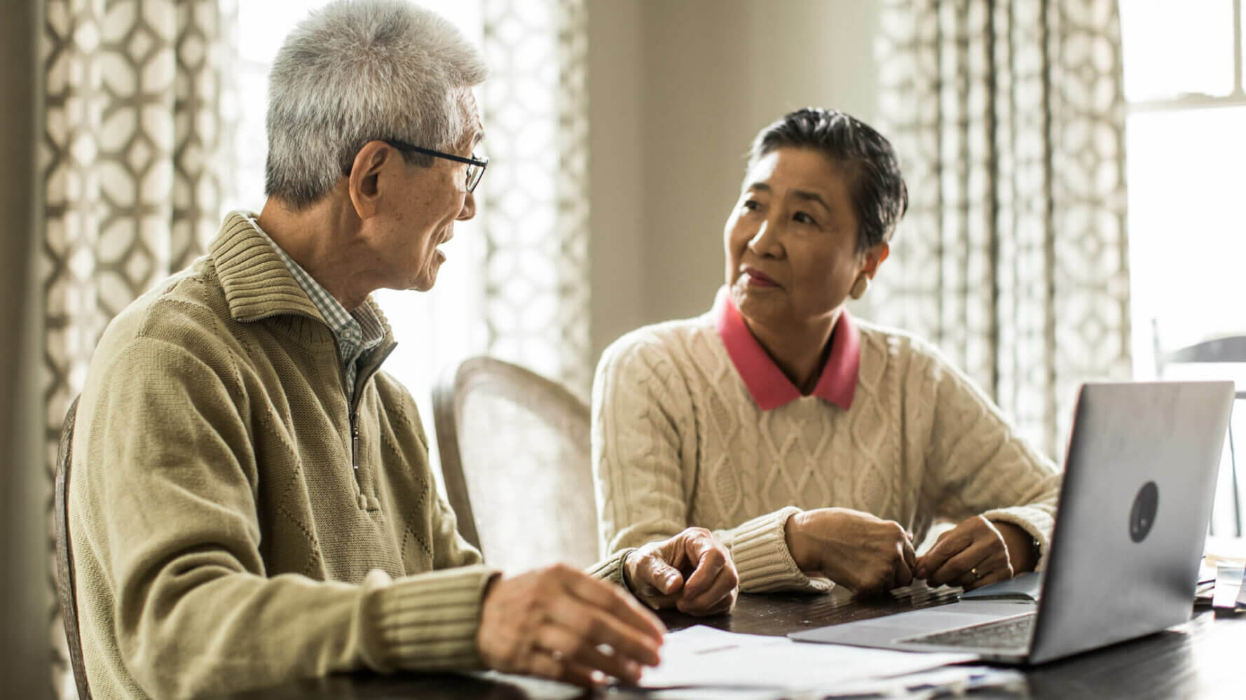 An older couple discusses a spending policy that is critical for retirement success.