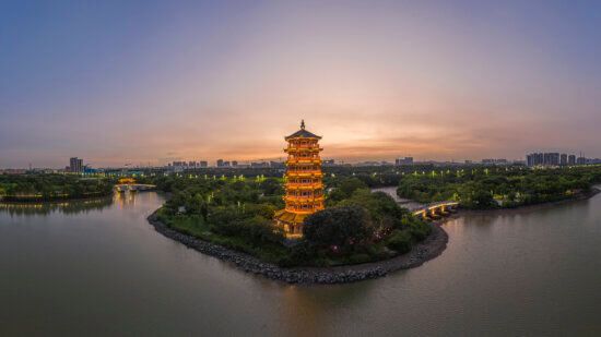 Huayang Lake Wetland Park, Dongguan, Guangdong, China