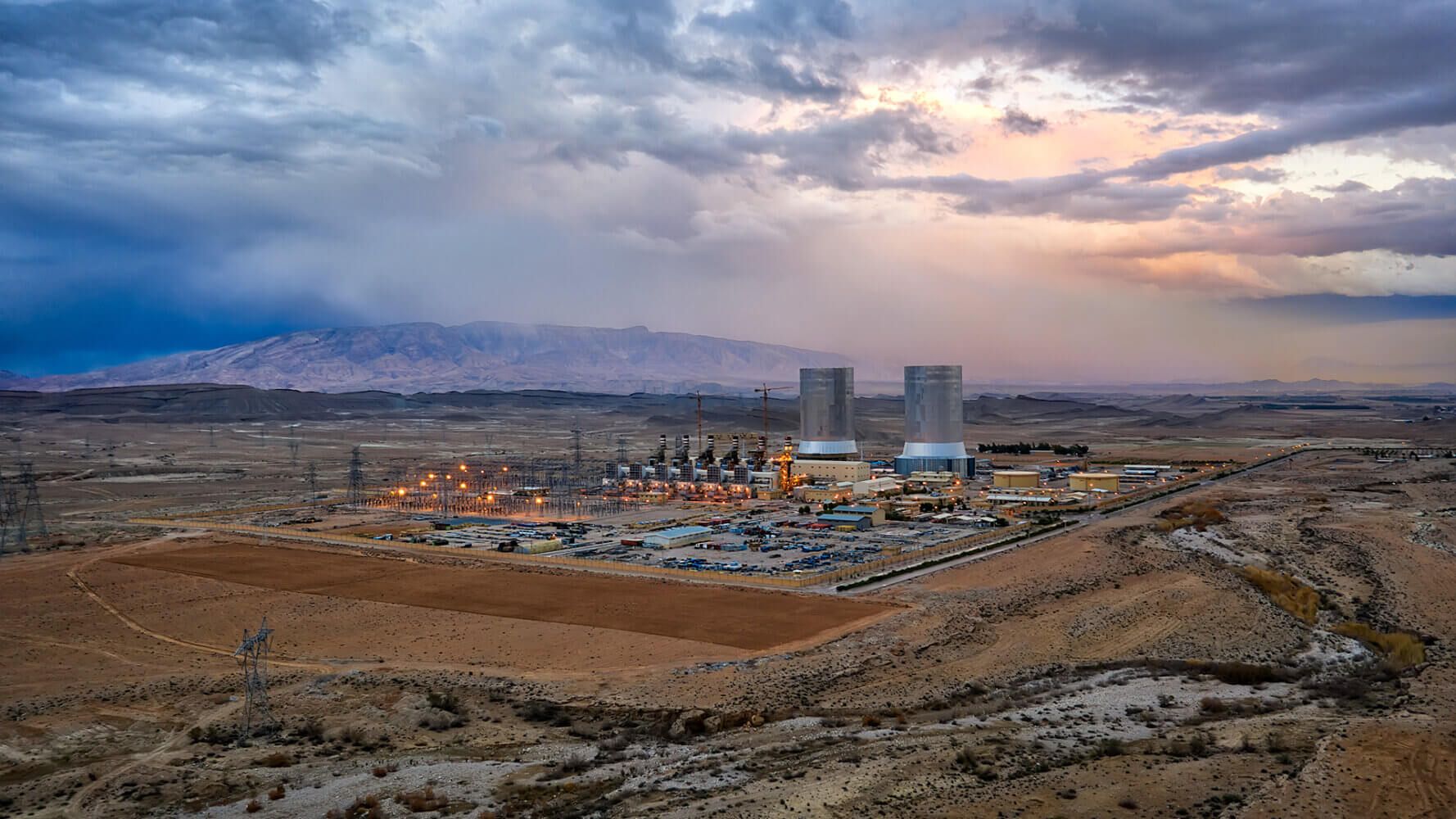 Power Plant in the South of Iran