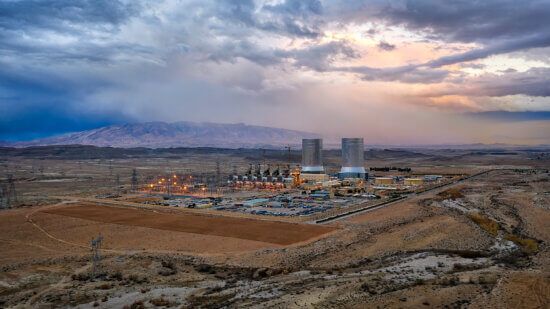 Power Plant in the South of Iran